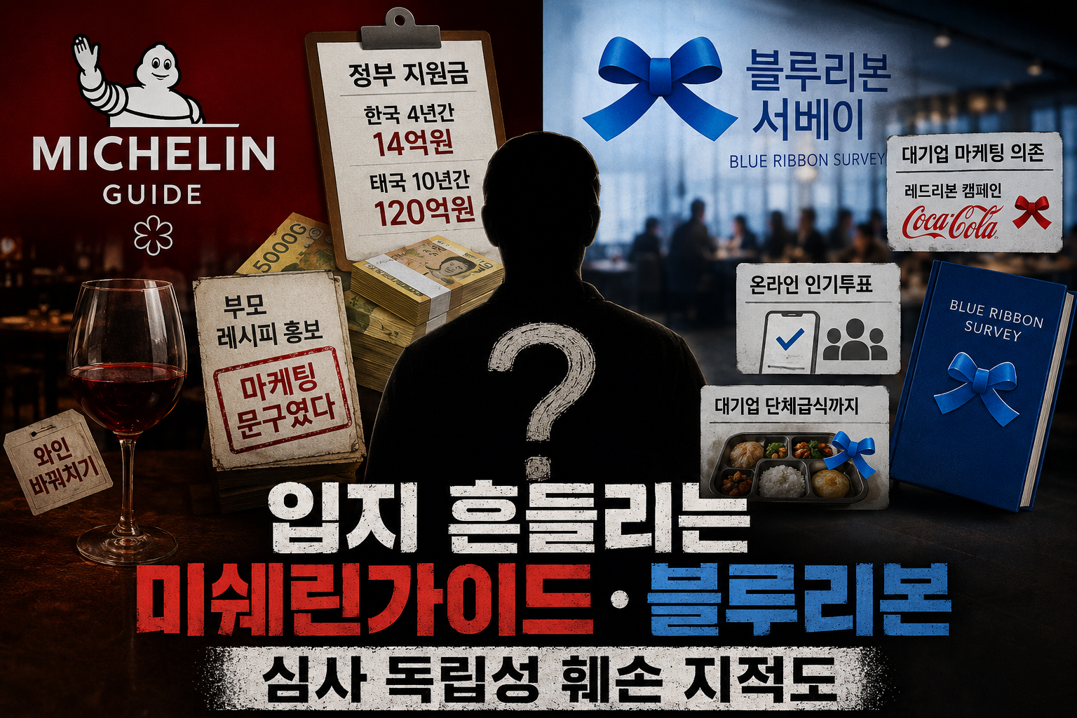 입지 흔들리는 ‘미쉐린가이드·블루리본’… 심사 독립성 훼손 지적도